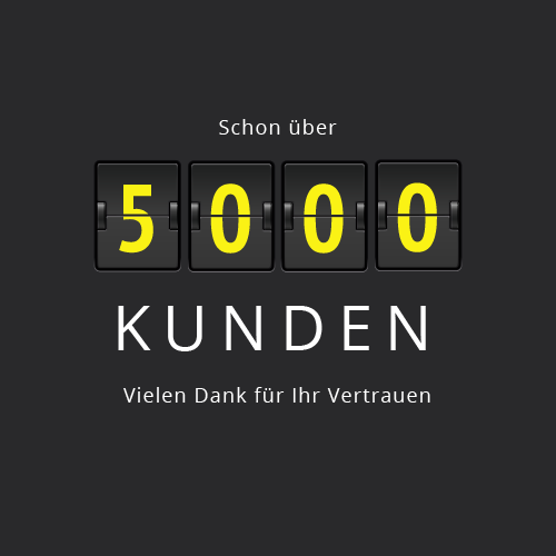 5000 Tonnenblitz-Kunden